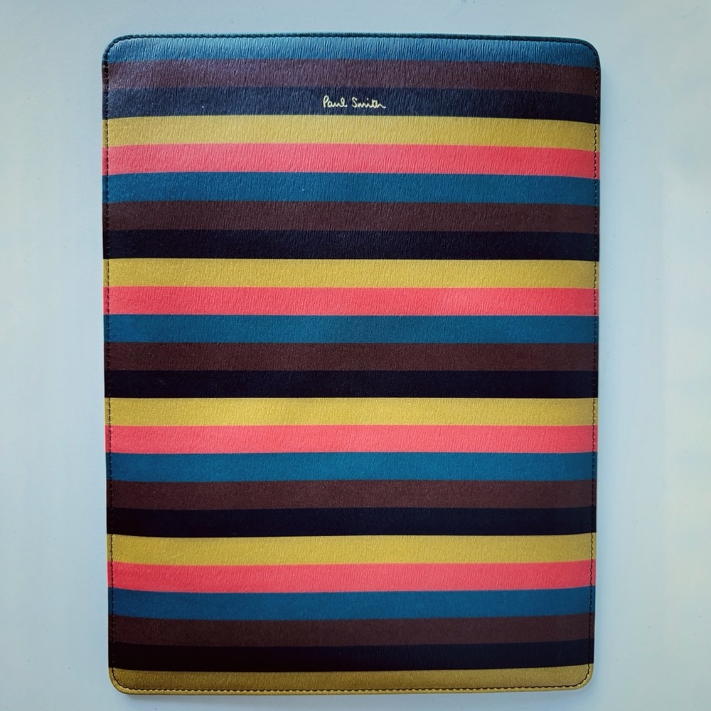 Paul Smith x Native Union Leather iPad Sleeve – Tablet Case – Black – NWT